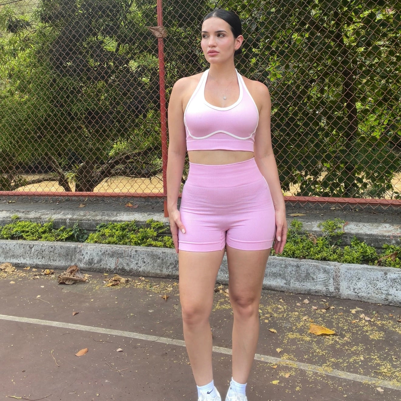 BLUSH- SCULPT SHORT SET